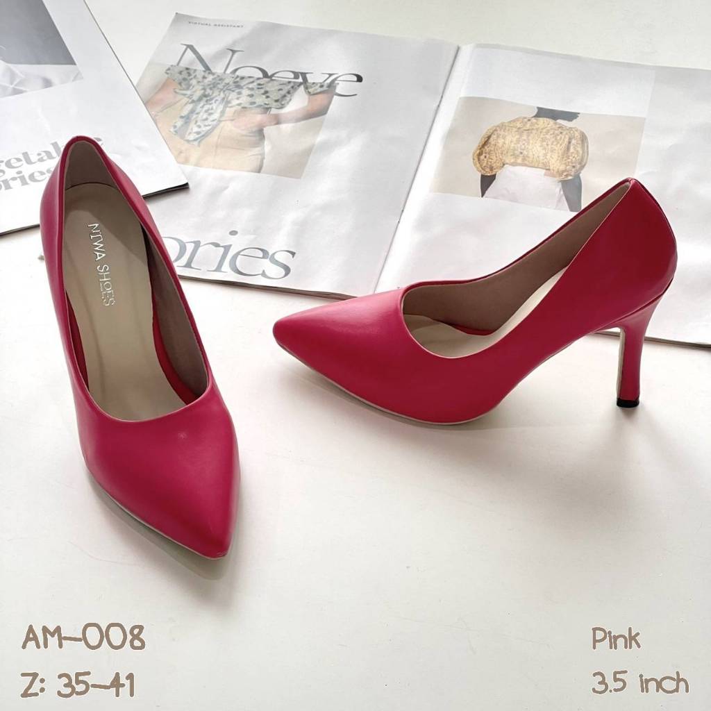 NIWA SHOES รองเท้าคัทชู ✨✨ รุ่นที่เป็นที่ 1 ตลอดกาล รองเท้าคัทชู รองเท้าแฟชั่น รหัสสินค้า AM-008 ราคา ถูกที่สุด ดีลบีเคเค แกลเลอรีภาพที่ 2