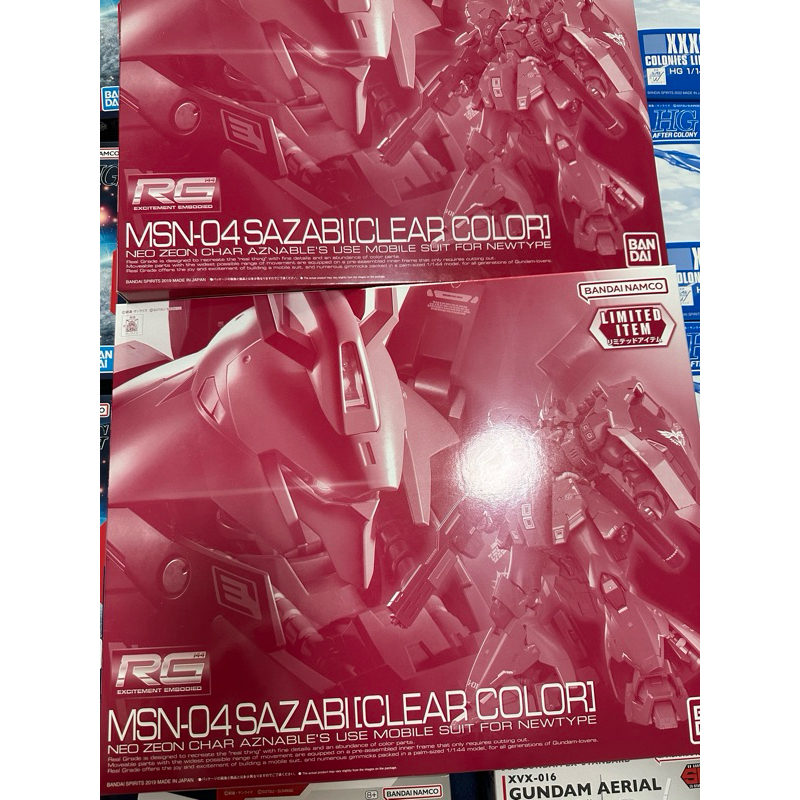 Gundam Sazabi(clear color) rg