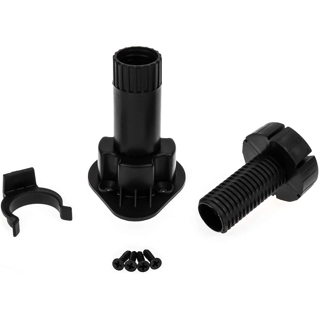 (1ชุด=4ขา) ขาตู้ครัวพลาสติก ขาตู้เฟอร์นิเจอร์ ปรับระดับ ขนาด 60-150มม พลาสติกดำ รับน้ำหนักได้ ขาปรับระดับตู้ - รูปที่ 2