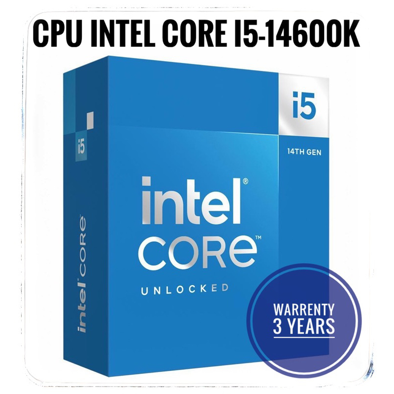 CPU INTEL CORE I5-14600K 3.5 GHz 14 Core/20 Threads ของใหม่