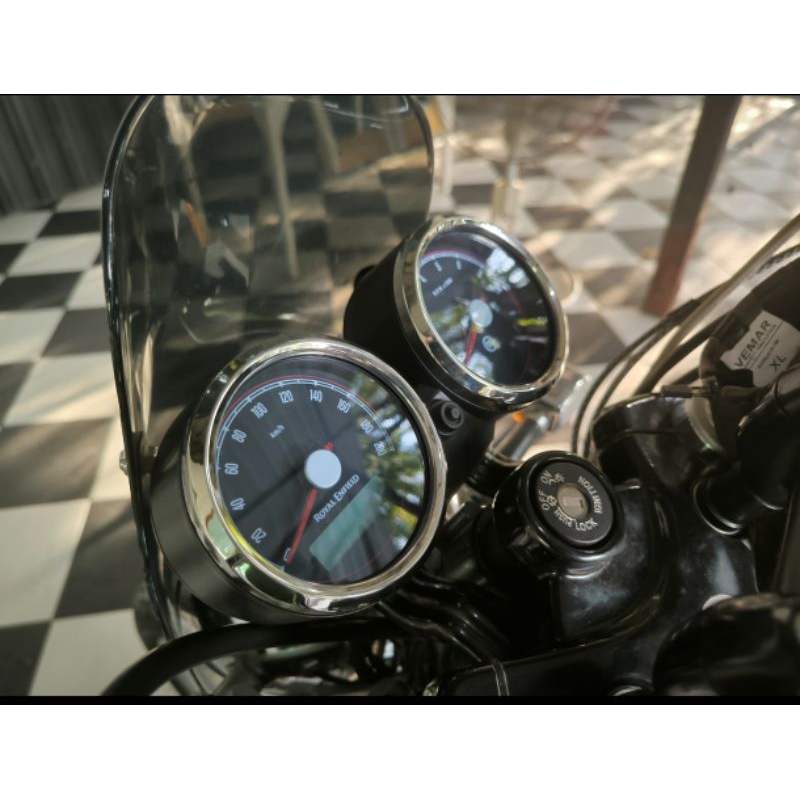 ฟิล์มกันรอยเรือนไมล์ Royal Enfield Interceptor 650
