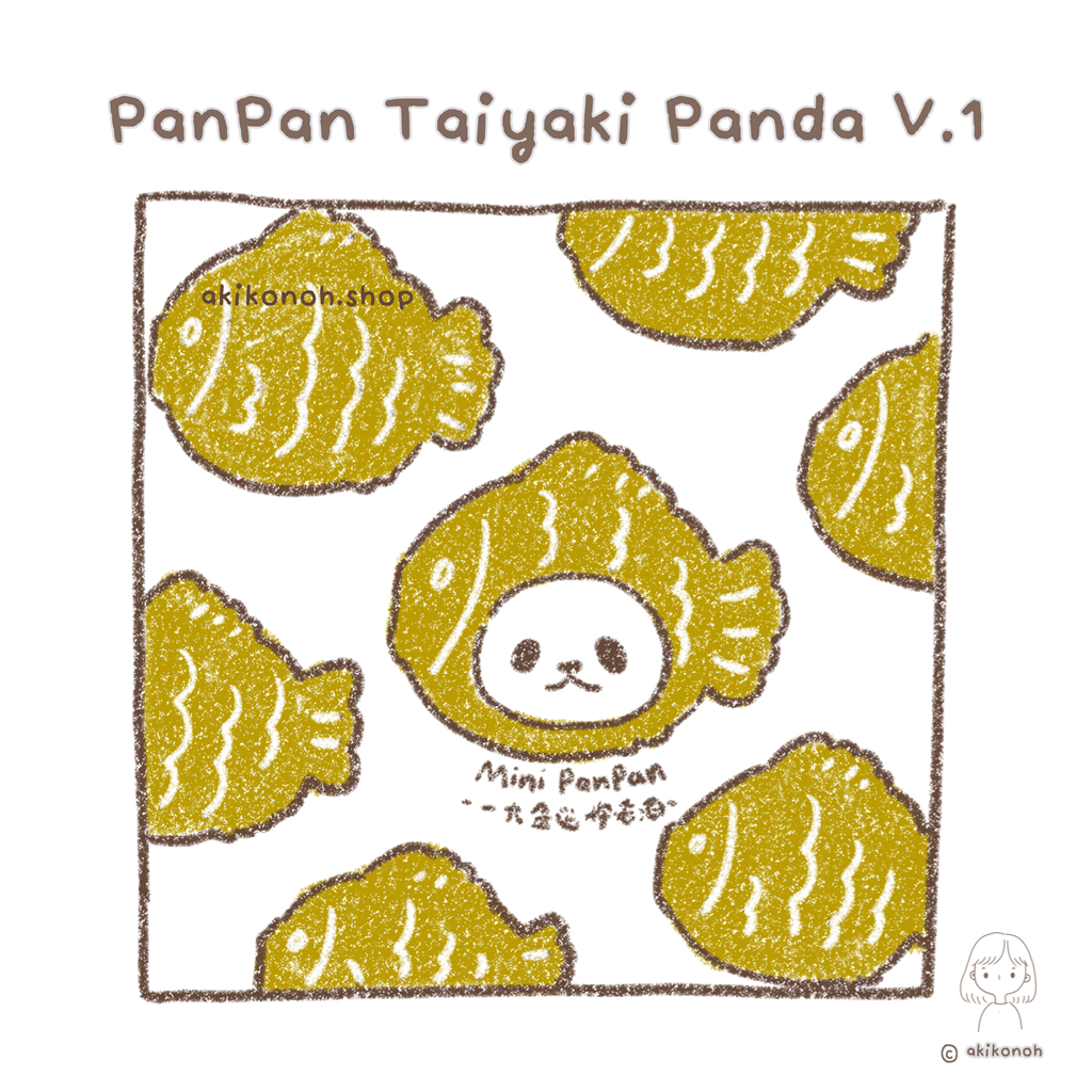 [พร้อมส่ง...เลือกตัว] 🎁 PlanetBear :: Mini PanPan Taiyaki Panda V.1 (Family Series)
