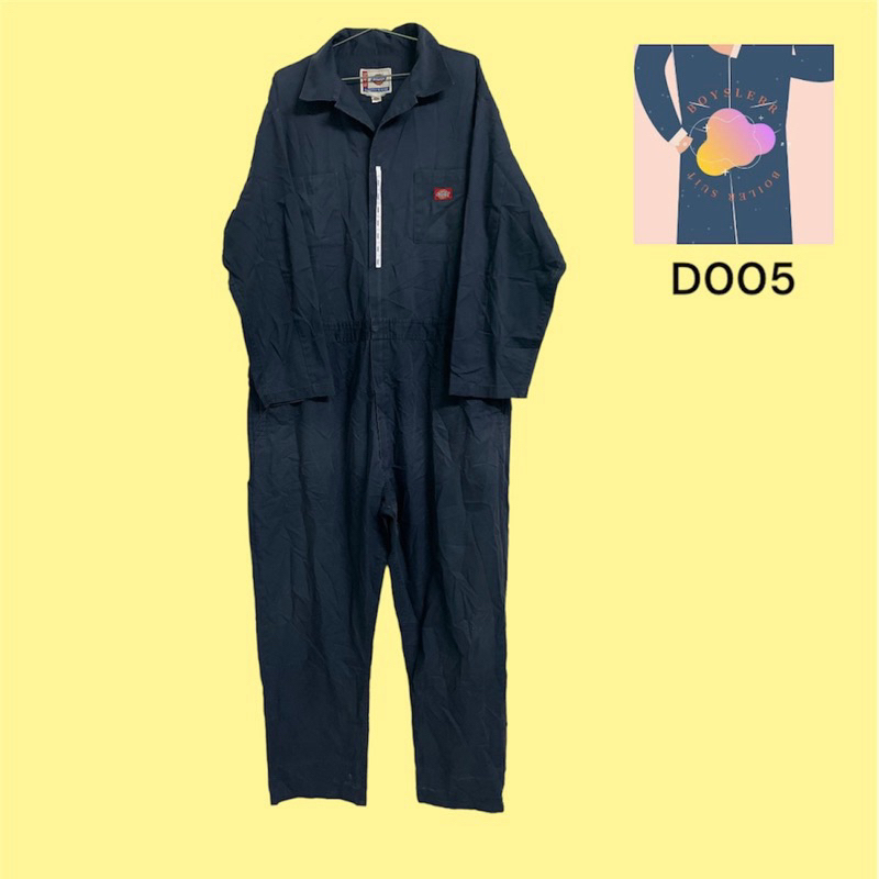 Dickies #D005 / 158 size: 5L ชุดหมี ชุดช่าง ชุดหมีมือสอง ชุดช่างมือสอง