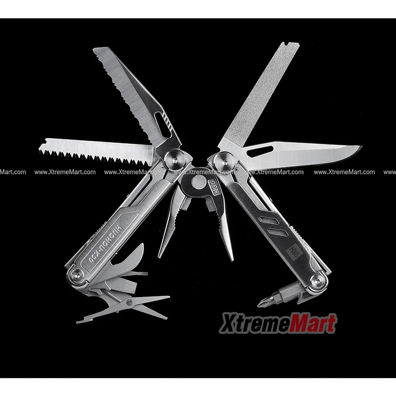 คีม มัลติทูล Huohou K30 Pro Silver คีมพับ18อุปกรณ์ เครื่องมืออเนกประสงค์ เครื่องมืออเนกประสงค์ (ชุดล