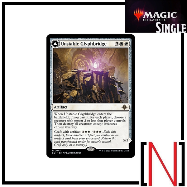 [MTG][Single][LCI] Unstable Glyphbridge ระดับ Rare [ภาษาอังกฤษ]