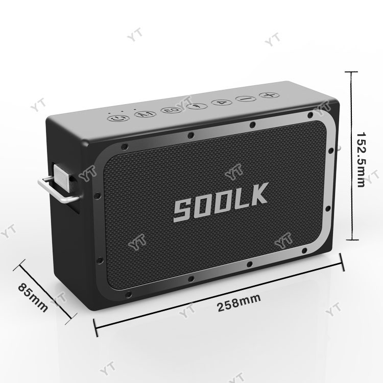 SODLK ลำโพงพร้อมไมค์ รุ่น:T90K Bluetooth Speaker ของแท้ 100% ลำโพงบลูทูธพกพา กันน้ำระดับ IPX6 รองรับTWS/USB/TF/AUX