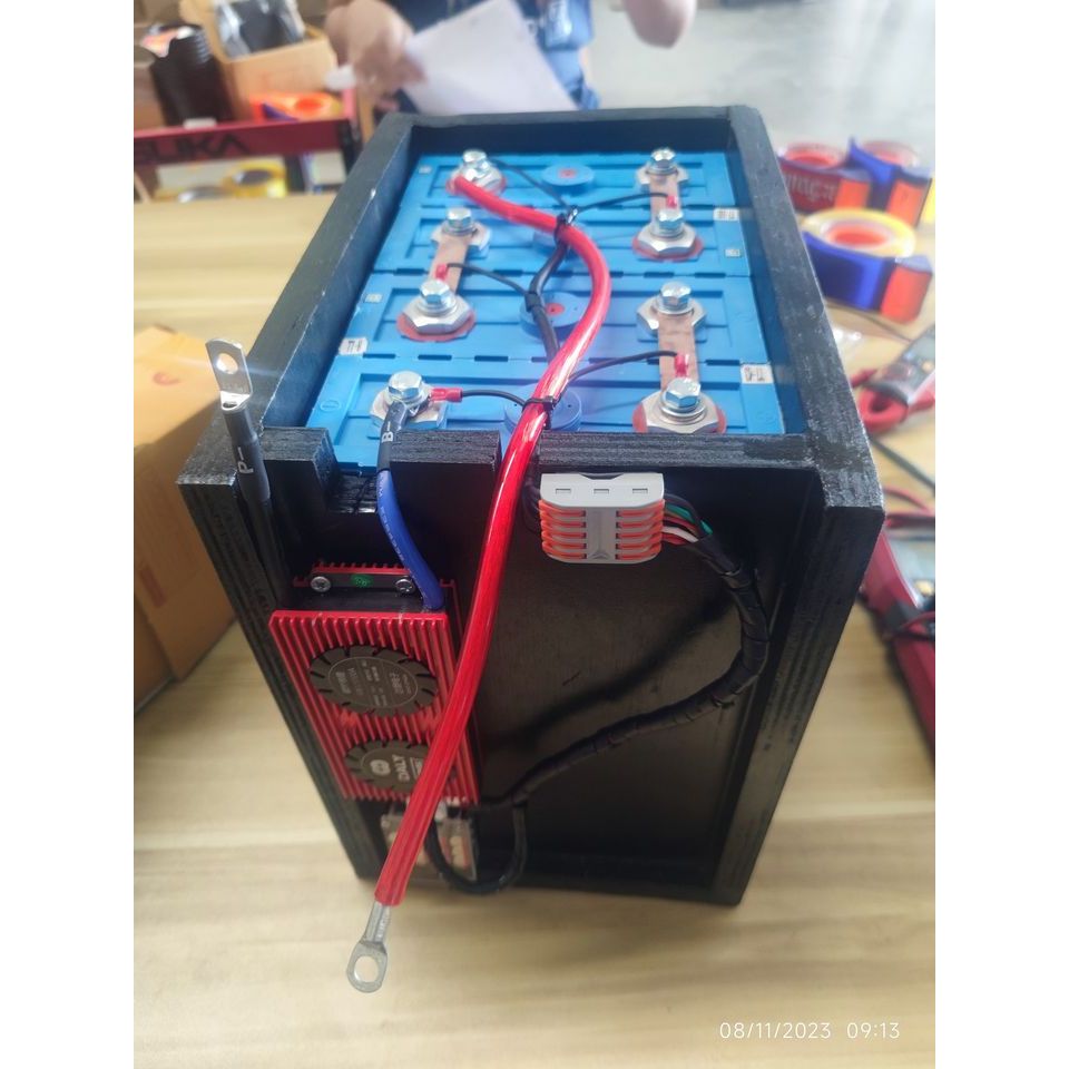 แบตเลิเธียมฟอสเฟต 12V 50ah 100ah 200ah 314ah 280  พร้อมใช้งาน + BMS Active โซล่าเซลล์ แบตโซล่าเซลล์