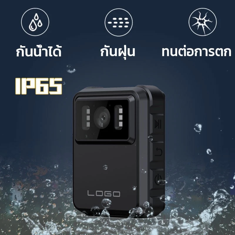 ACTION CAMERA กล้องติดมอไซค์ 4K HD กันน้ำ Wearable กล้องแอ็คชั่นแคม WIFI กล้องติดหมวก พร้อมหน้าจอ OLED Night Vision thumbnail 3