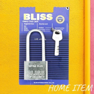 BLISS กุญแจขนาด 30มม ถึง 60มม มี2สี เงิน ทอง