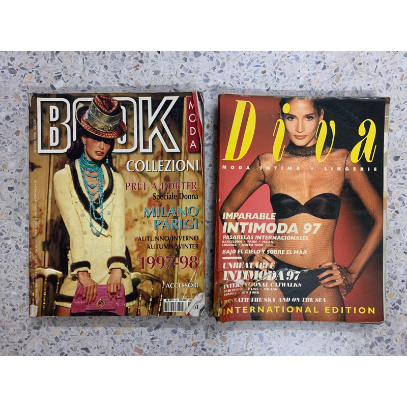 นิตยสารต่างประเทศ BOOK Moda , DIVA Moda