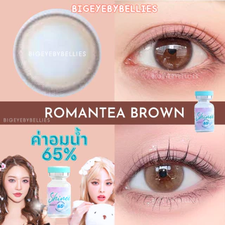 🔥 คอนแทคเลนส์ ✨ขนาดมินิ✨Brown/Gray✨ Romantea (Shinee)