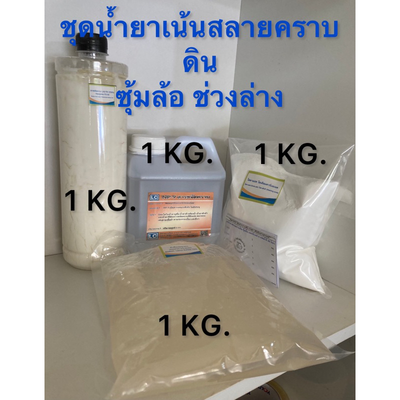 ชุดน้ำยาสลายคราบดิน ซุ้มล้อ ช่วงล่าง