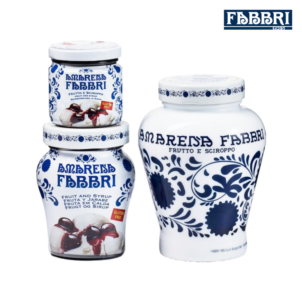 เชอร์รี่ในน้ำเชื่อม Amarena Fabbri Wild Cherry (120g/230g/600g)