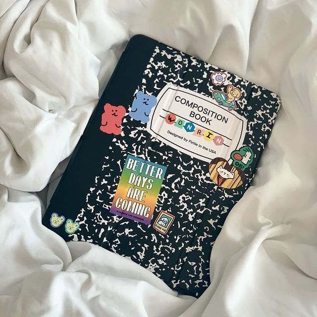 พร้อมส่ง เคสป้องกัน ไอเเพด Gen9 Air6 Composition Book เคสiPad โน้ตบุ๊คอเมริกัน 2024 pro11 air5 Gen8