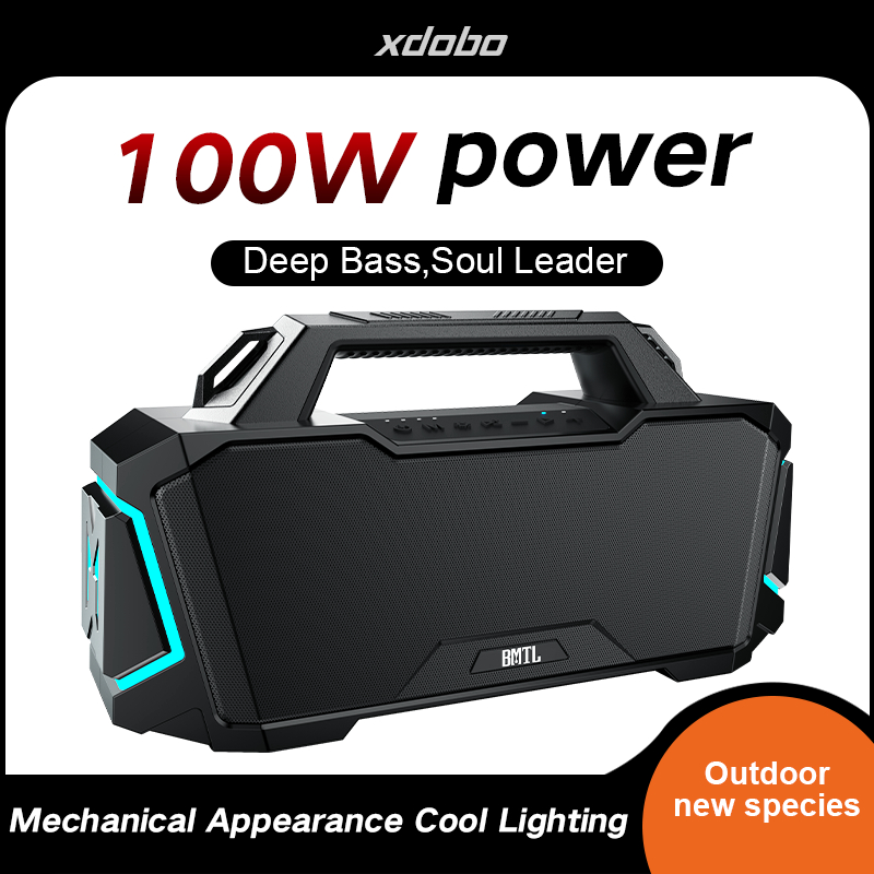 [ผ่อน 0%] xdobo metro 1992 ลำโพงบลูทูธไร้สาย 100W พกพา เสียงดัง เบสหนัก กันน้ำ TWS Bluetooth 5.3