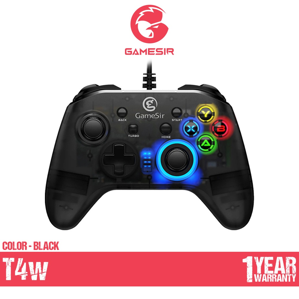 จอยเกม GameSir T4w Wired Controller จอยเกมแบบมีสายถูกออกแบบสำหรับการเล่นเกมบน PC และ NintendoSwitch