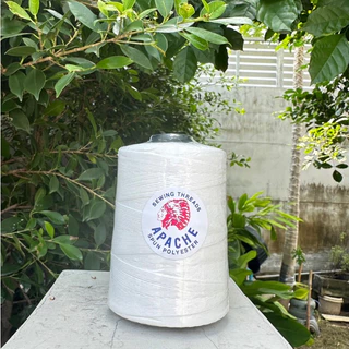 [[ 1 แพ็ค 6 หลอด ]] ด้ายเย็บกระสอบ เย็บถุง ด้ายมัดไส้กรอก เบอร์20/6 สีขาวออฟไวท์ ขนาด 250 กรัม