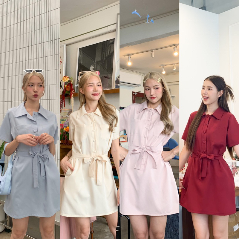 3pcs.basket "D2110" Choux cream dress
