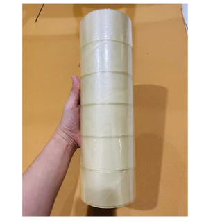 6 ม้วน เทปยาว100 หลาเต็ม กว้าง 2 นิ้ว หนา 42ไมครอน เทปปิดกล่อง Tape opp