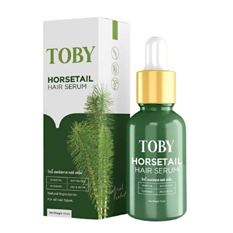 toby Horsetail Hair Serum โทบี้ ฮอร์สเทล แฮร์ เซรั่ม (15 ml.)