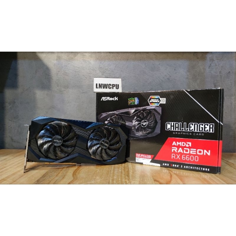 การ์ดจอ Asrock RX6600 8GB มือสอง