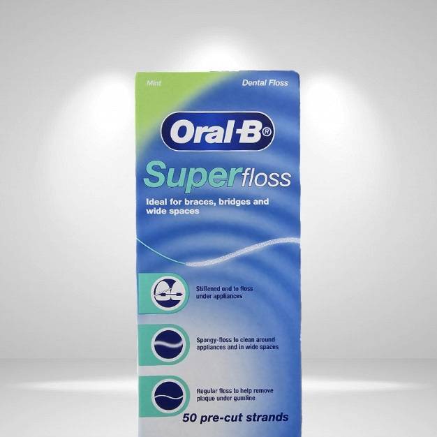 ไหมขัดฟันสำหรับคนจัดฟัน Oral-B รุ่น Supper Floss