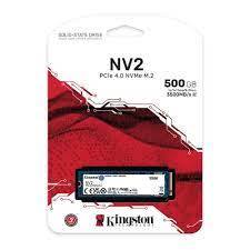 SSD M.2 PCIe 4.0 NVMe  500.GB (3Y) Kingston NV2 (SNV2S/500G)ประกัน3ปี