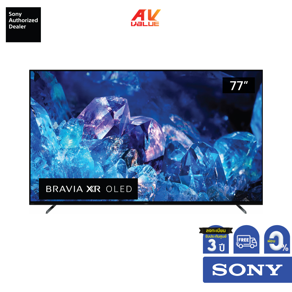 Sony Bravia OLED 4K TV รุ่น XR-77A80K ขนาด 77 นิ้ว A80K Series ( 77A80K , A80 ) ** ผ่อน 0% **