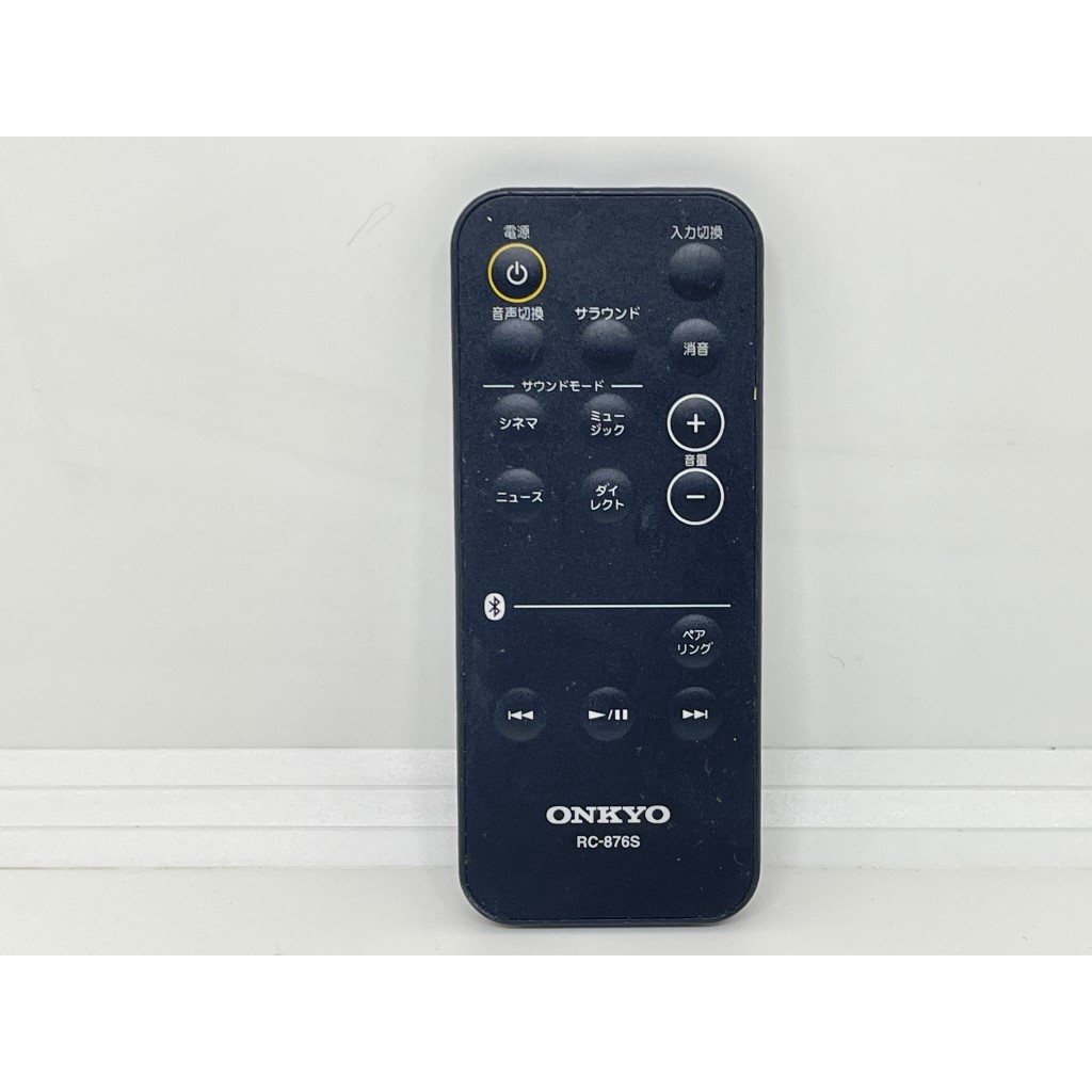 OT24  รีโมทมือสองญี่ปุ่น ONKYO RC-876S เทสเรียบร้อย ใช้งานได้ปกติ ไม่มีถ่านแถมให้ รอยตามรูป