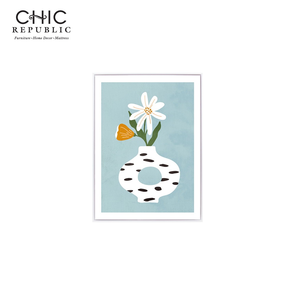 ภาพติดฝาผนัง CHIC REPUBLIC รุ่น NAILAH-A/45X60 สีขาว/หลากสี_0