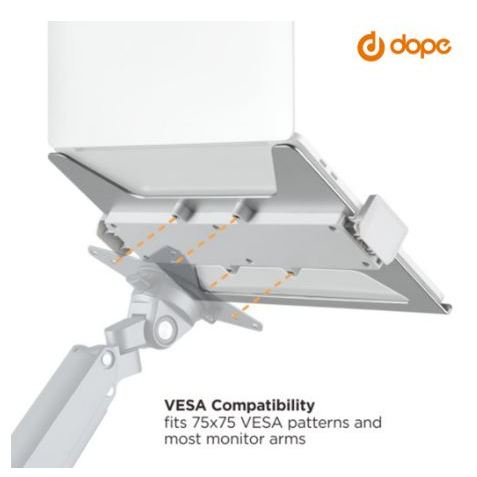 Dope Laptop Holder for Monitor Arm แท่นวาง Laptop สำหรับแขนจับจอ รุ่น DP-92432  ใช้กลับขาจับจอรุ่น DP-92430 DP-92431