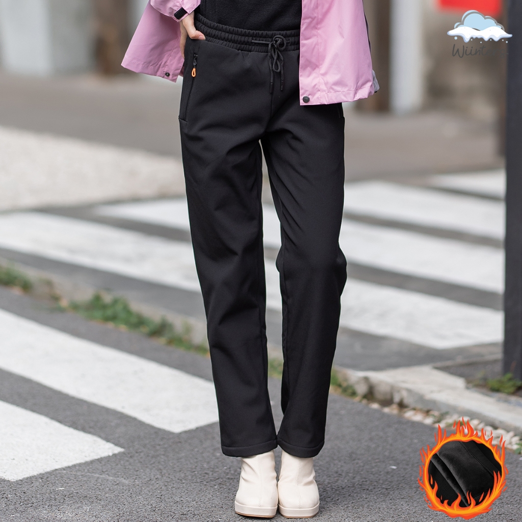 [ Hokkaido Fleece Pant - C23 ] กางเกงขายาวบุขน กางเกงสกี กันน้ำ กันหิมะ และ ลม บุขนฟลีส ไม่หนา ไม่หนัก หนาวติดลบ