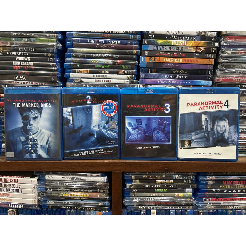 Paranormal Activity 1-4 : Blu-ray แท้