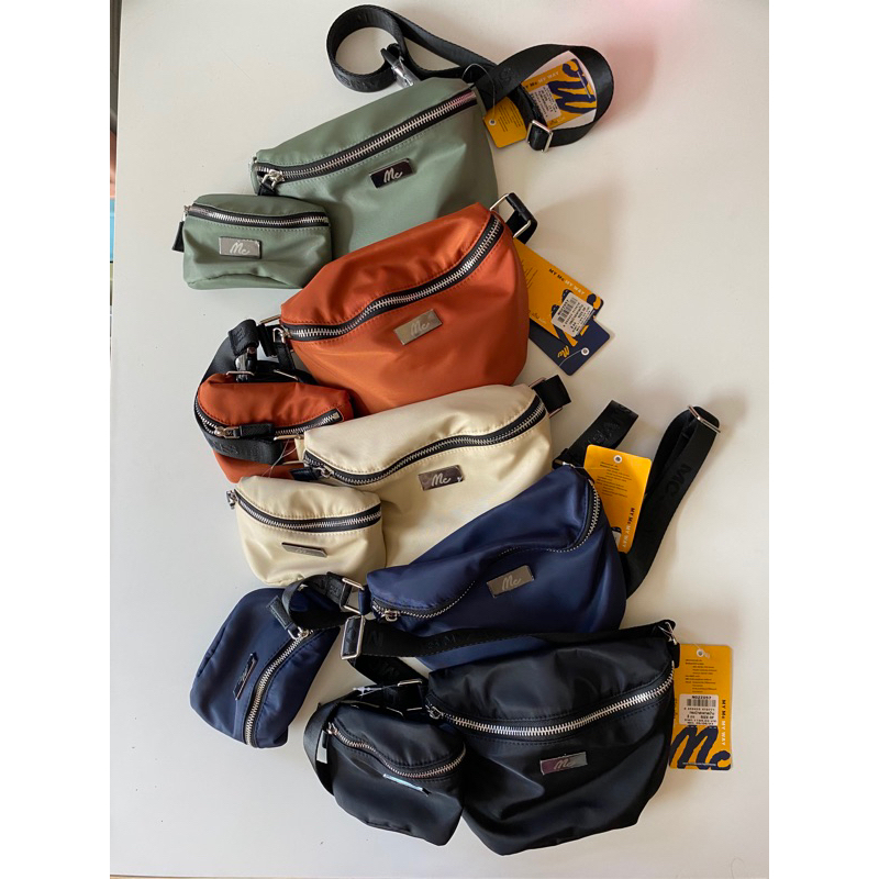 Mc Jeans กระเป๋า Crossbody Bag พร้อมกระเป๋าใบเล็ก แม็คแท้100%