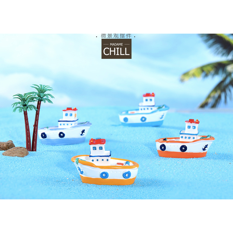 [MC683] ตุ๊กตุ่นจิ๋ว เรือยอร์ช หรูหรา 🛥️ (1 ลำ ราคา 30 บาท)