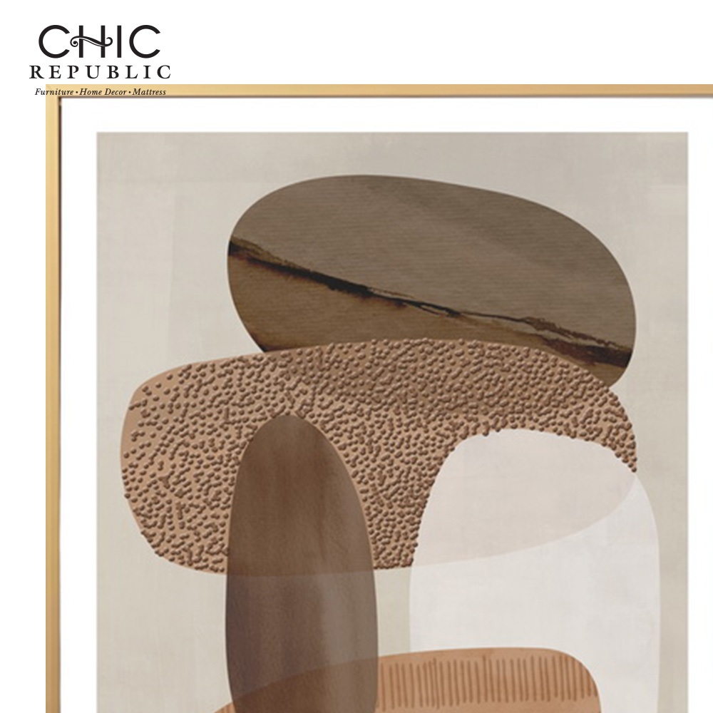 ภาพติดฝาผนัง CHIC REPUBLIC รุ่น BRINLY-B/45X60 สีทอง/หลากสี_2