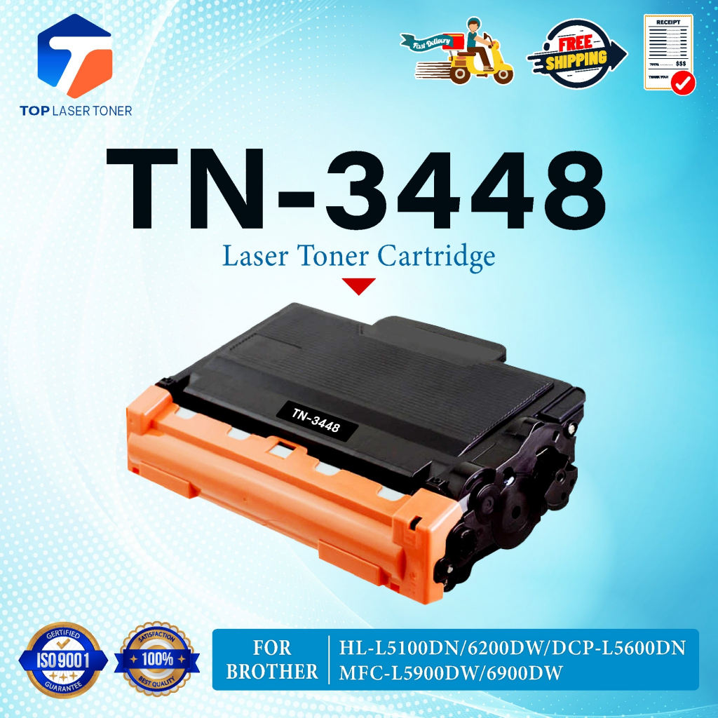 หมึกเทียบเท่า TN-3448 TN3448 T3448 T-3448 FOR BROTHER HL-L5000D HL-L5100DN HL-L6200DW HL-L6400DW