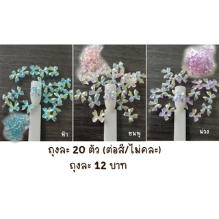 C2.โบว์หางยาวออโรร่า หนึ่งถุงบรรจุ 20 ตัว [A]