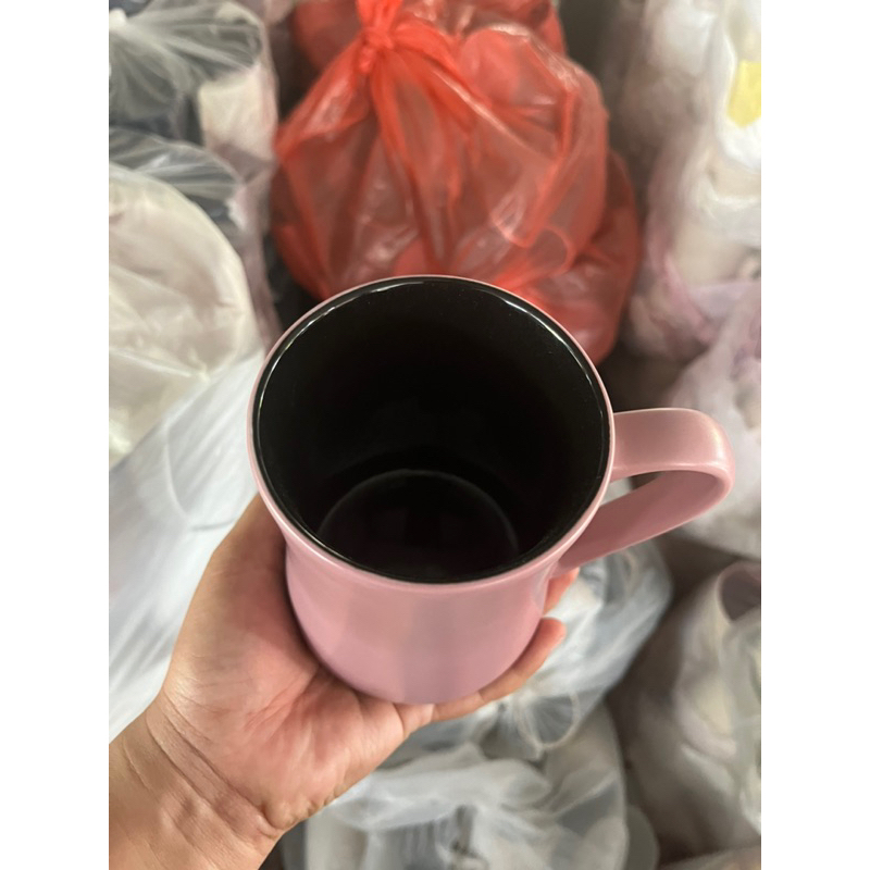 แก้วน้ำ แก้วเซรามิก ทรงลูกแพรหรือทรงสลิมสีด้าน กว้าง4นิ้ว สูง6นิ้ว - รูปที่ 4