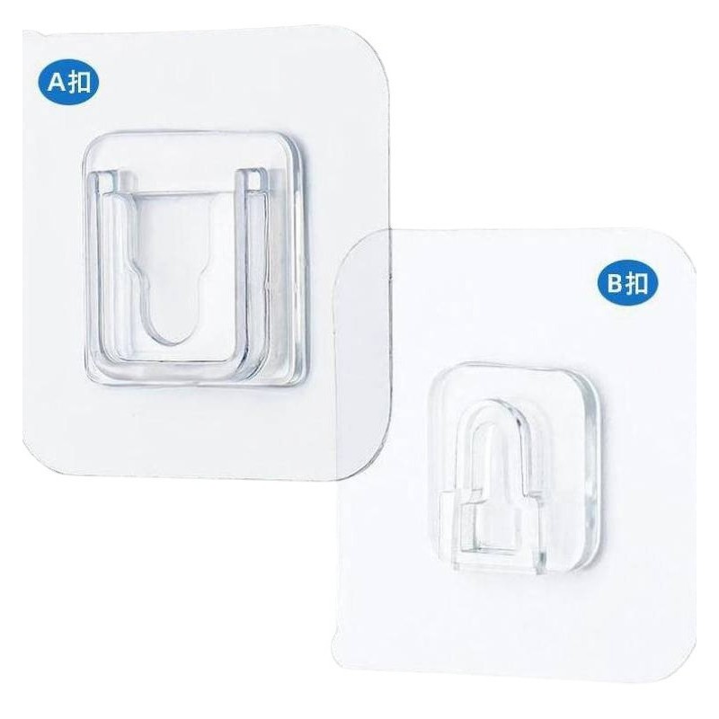 ตะขอแขวนของ 1 คู่ ตัวผู้กับตัวเมีย ขนาด 6 ซม (Hook male&female 1 pair)