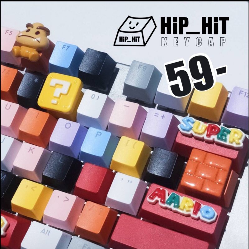 KEYCAP คีย์แคป ชุด ปุ่มกด มาริโอ้ น่ารักๆ เริ่มต้น 59บาท