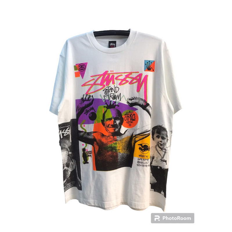 เสื้อStussy เสื้อยืด Oversize XL Ovp ลายเต็มๆหน้า-หลัง