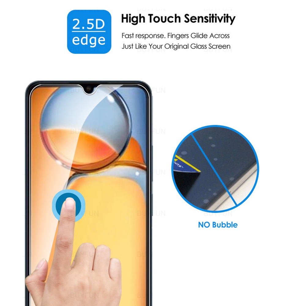 ตรงรุ่น Redmi 13C / Redmi 12C ฟิล์มกระจกเต็มจอ ติดง่าย สำหรับ XIAOMI 13C/12C/A1/A2Plus กระจกนิรภัยกันรอยหน้าจอ 005 - รูปที่ 6