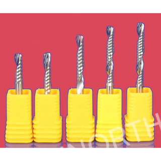 ดอกกัด ดอกสว่าน ดอกCNC UP CUT เกลี้ยวหมุนขวา (R) ตัด กัด เจาะรู MDF PVC พาสวูด อะคริลิค ไม้ พร้อมจัดส่งในประเทศไทย