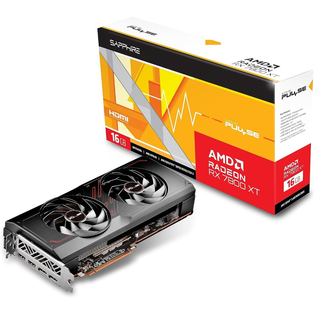 SAPPHIRE PULSE AMD RX7800 XT GAMING 16GB GDDR6