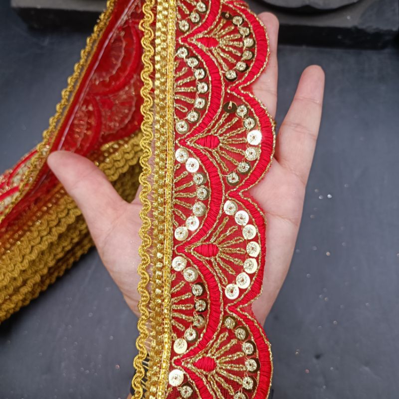 A&R Tewa Bucha เทปแต่งเสื้อผ้า_โค้งใหญ่_ก.6cm._เมตรละ