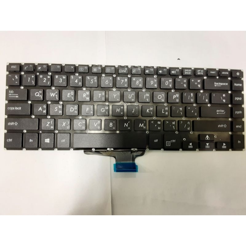 Keyboard Asus คีย์บอร์ด เอซุส Vivobook 15  S15 X510U S510U A510U F510U S510UA S510UR S510UN X510 สีด