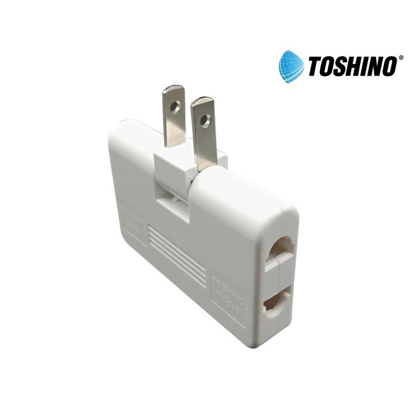 ปลั๊กแปลง 3 ทาง ยี่ห้อ Toshino รุ่น TN-335 รองรับไฟ 2000 วัตต์
