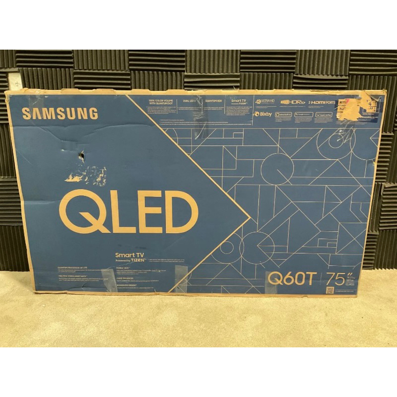 Samsung Q60T 75" QLED Smart TV (4K) QN75Q60TAFXZA VI READ