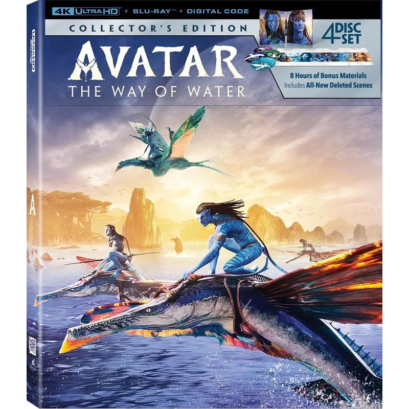 [กรุณาทักแชทก่อนสั่งซื้อ] Avatar: The Way of Water (DigiPack / Collector's Edition / 4K Ultra HD + B